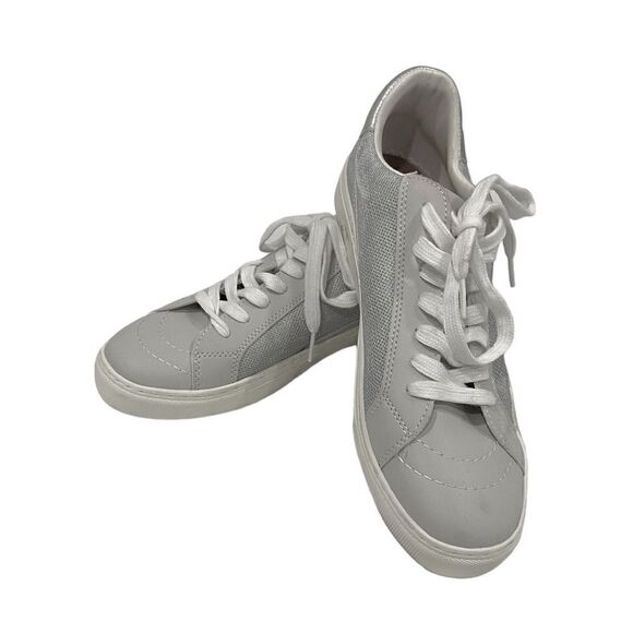 Universal Thread gray Britten classic sneakers with silver accents size … - Picture 1 of 9